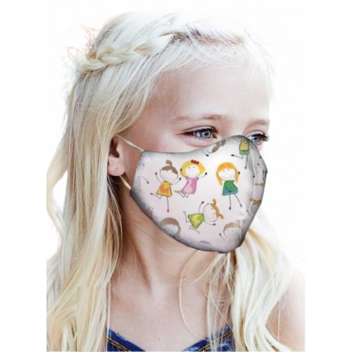 AGO vaikiška apsauginė kaukė veidui, su kišene AGO vaikiška apsauginė kaukė veidui, su kišene