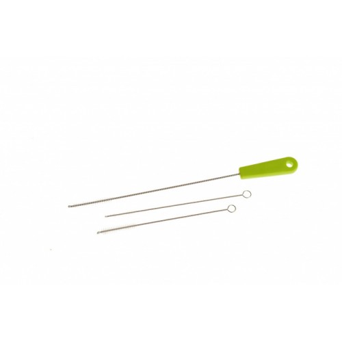 AKUKU šepetėlių rinkinys buteliukų ir gertuvių vamzdeliams valyti A0344, žalias AKUKU šepetėlių rinkinys buteliukų ir gertuvių vamzdeliams valyti A0344, žalias