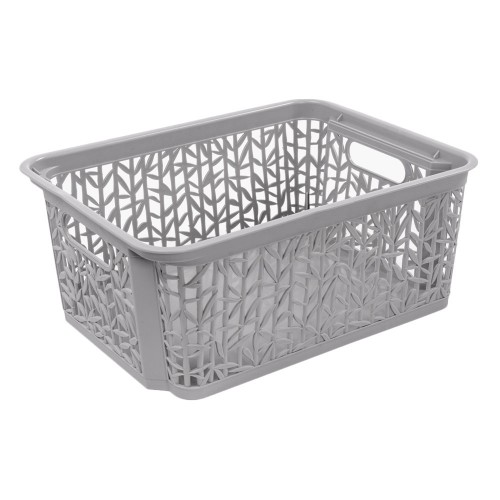 BRANQ krepšys BAMBOO, 39x27 cm. Silver