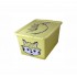 BRANQ 15l dėžė žaislams "Animal" (geltona)
