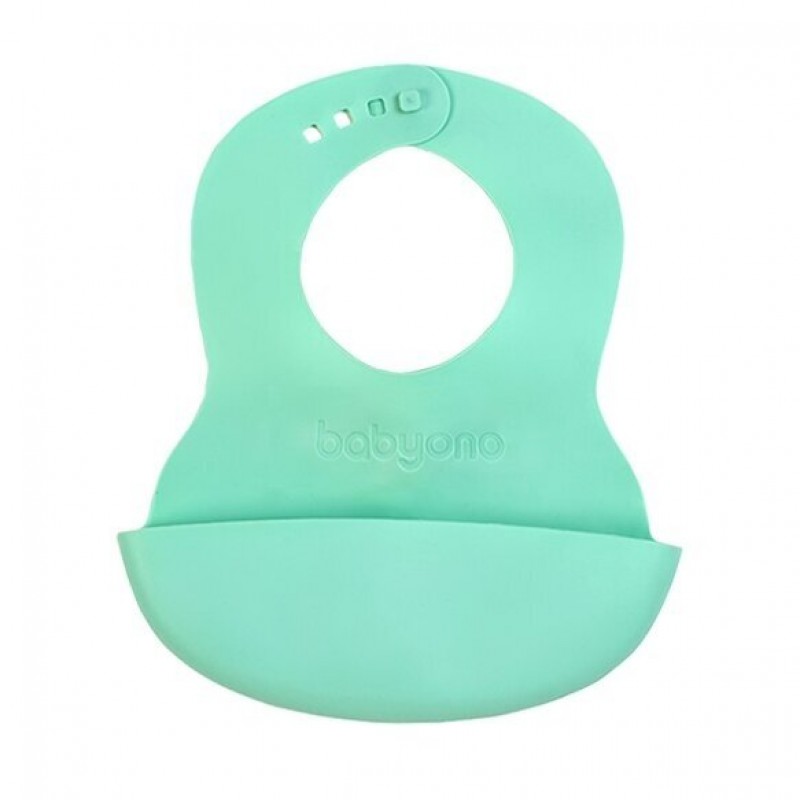 BABYONO minkštas seilinukas, mėtinis BABYONO minkštas seilinukas, mėtinis