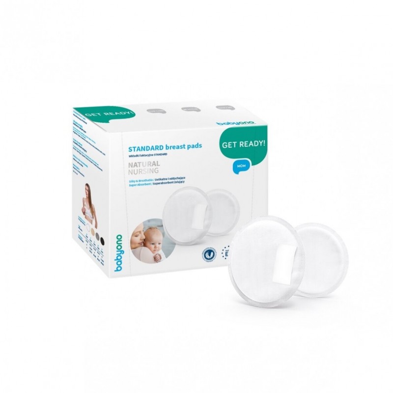 BABYONO vienkartiniai įklotai į liemenėlę STANDART, 60 vnt.