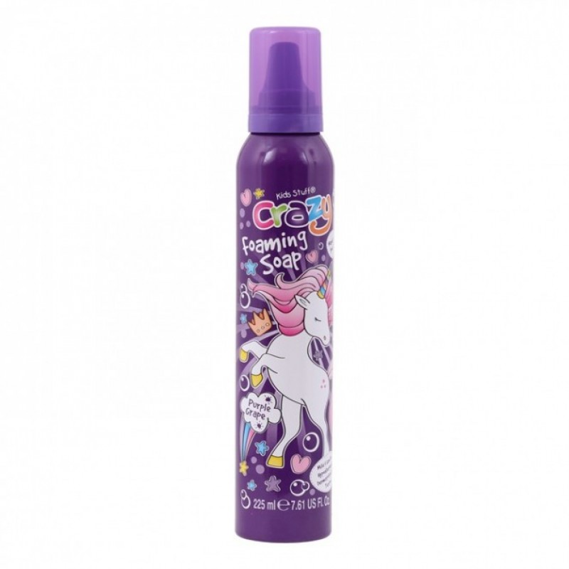 KIDS STUFF vonios putos vaikams CRAZY SOAP, violetinės, 225 ml KIDS STUFF vonios putos vaikams CRAZY SOAP, violetinės, 225 ml