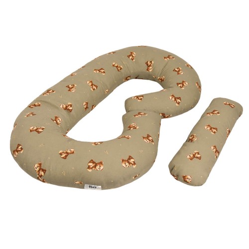 FLUMI maitinimo pagalvė TYPE C, Dark Bear