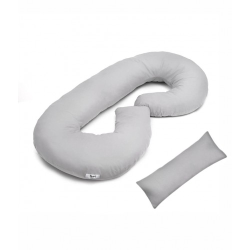 FLUMI nėščiosios ir maitinimo pagalvė TYPE C, Light Grey