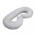 FLUMI nėščiosios ir maitinimo pagalvė TYPE C, Light Grey