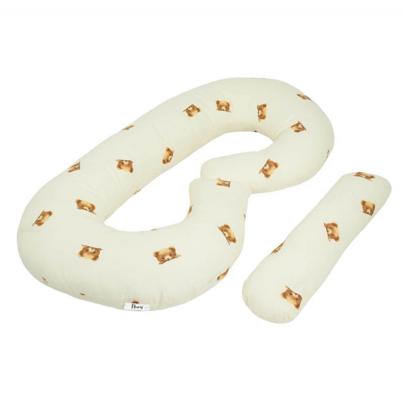 FLUMI nėščiosios ir maitinimo pagalvė TYPE C, Light Bear FLUMI nėščiosios ir maitinimo pagalvė TYPE C, Light Bear