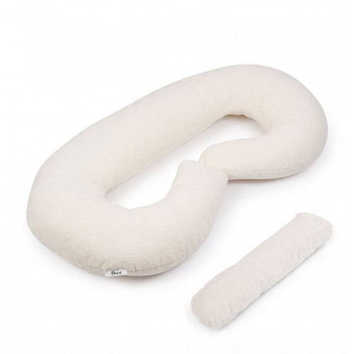 FLUMI nėščiosios ir maitinimo pagalvė TYPE C TEDDY, Light Beige