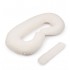FLUMI nėščiosios ir maitinimo pagalvė TYPE C TEDDY, Light Beige