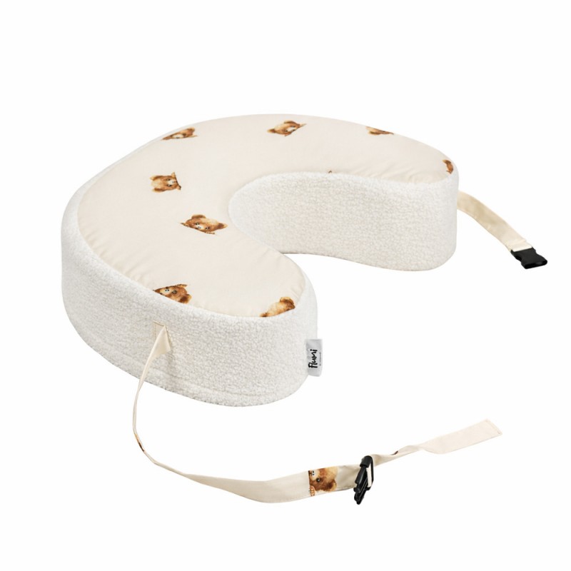 FLUMI maitinimo pagalvė FASOLKA, Cream Teddy