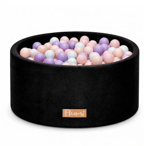 FLUMI personalizuotas kamuoliukų baseinas + 200 kamuoliukų, Black