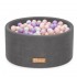 FLUMI personalizuotas kamuoliukų baseinas + 200 kamuoliukų, Dark Grey