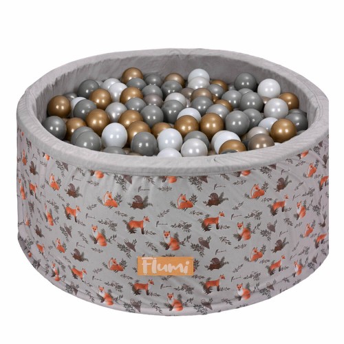 FLUMI personalizuotas kamuoliukų baseinas + 200 kamuoliukų, Fox