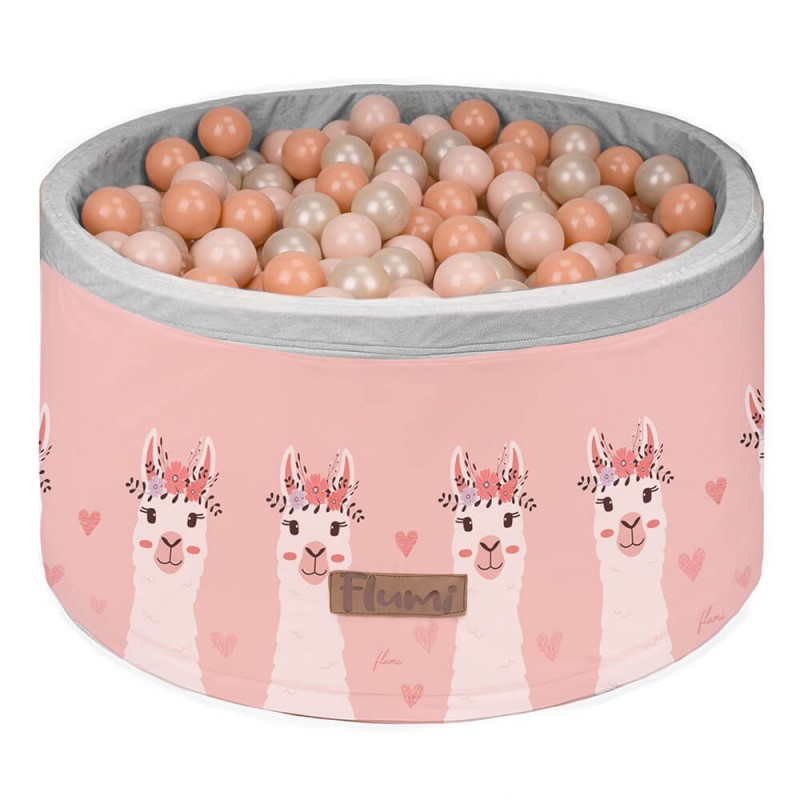 FLUMI personalizuotas kamuoliukų baseinas + 200 kamuoliukų, Lama