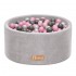 FLUMI personalizuotas kamuoliukų baseinas + 200 kamuoliukų, Light Grey