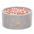 FLUMI personalizuotas kamuoliukų baseinas + 200 kamuoliukų, Light Grey