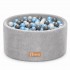 FLUMI personalizuotas kamuoliukų baseinas + 200 kamuoliukų, Light Grey