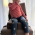 FLUMI kėdės paaukštinimas - pagalvėlė VELVET, Beige
