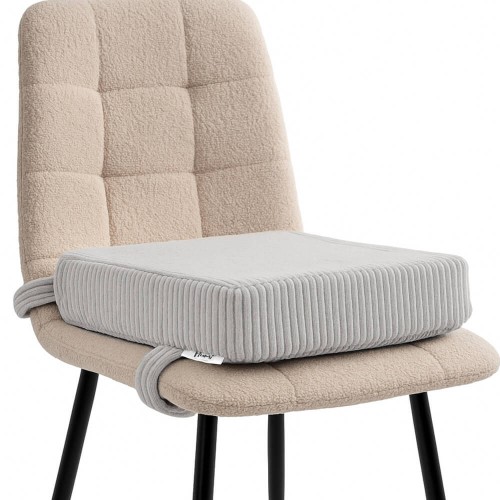 FLUMI kėdės paaukštinimas - pagalvėlė VELVET, Grey