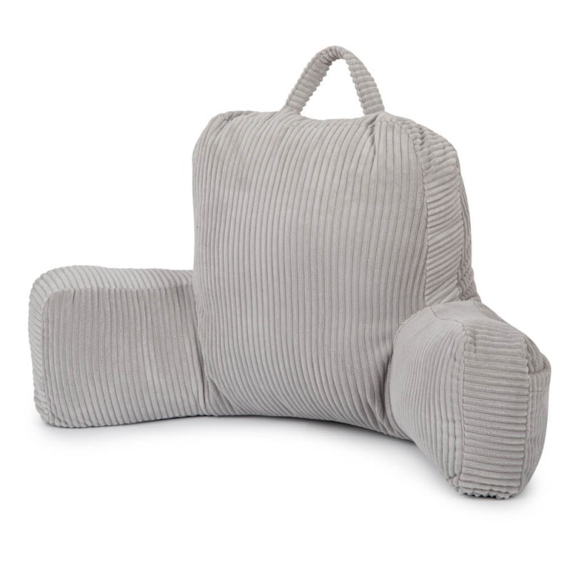 FLUMI skaitymo pagalvė su porankiais ir kišenėmis VELOUR, Grey