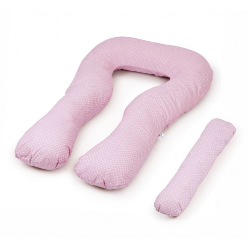 FLUMI maitinimo pagalvė TYPE U, Pink Dots