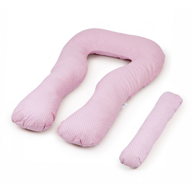 FLUMI maitinimo pagalvė TYPE U, Pink Dots