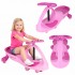 KIK paspiriama mašinėlė Svingis su LED ratukais, Pink