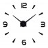 KIK didelis sieninis laikrodis 80-120 cm, juodas, 4 skaitmenys