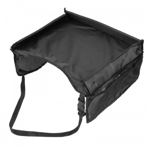 KIK neperšlampamas staliukas automobilinei kėdutei, juodas