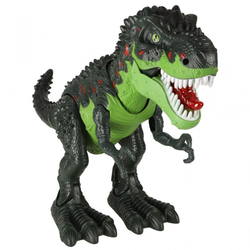KIK interaktyvus elektroninis vaikštantis ir riaumojantis dinozauras T-REX 