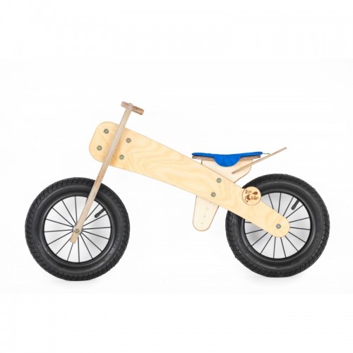 DIP DAP 2+ m. medinis balansinis dviratukas "Mėlyna sėdynė"