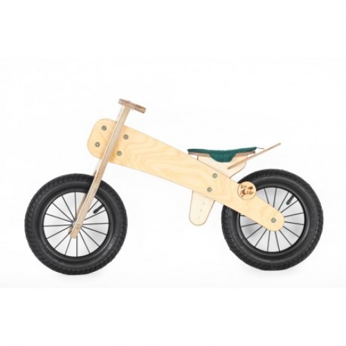 DIP DAP 2+ m. medinis balansinis dviratukas "Žalia sėdynė"