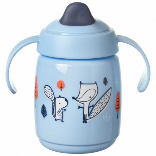 TOMMEE TIPPEE 300 ml 6+ mėn. WEANING SIPPEE puodelis – gertuvė, mėlyna