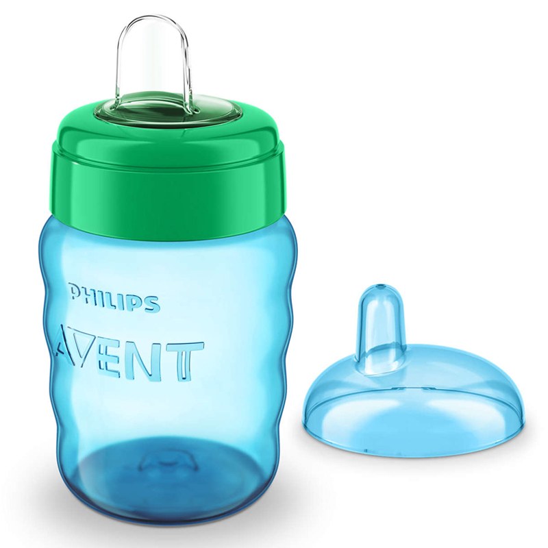 AVENT 260 ml 9+ mėn. EASY SIP neišsipilanti gertuvė, mėlyna