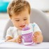 MUNCHKIN gertuvė su rankenomis GENTLE TRANSITION, violetinė, 118 ml