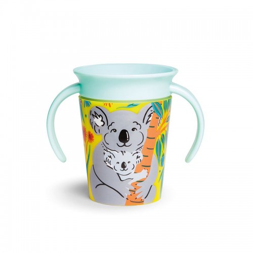 MUNCHKIN „Miracle“ 177 ml 6+ mėn. neišsiliejantis puodelis-gertuvė "Eco" (Koala)