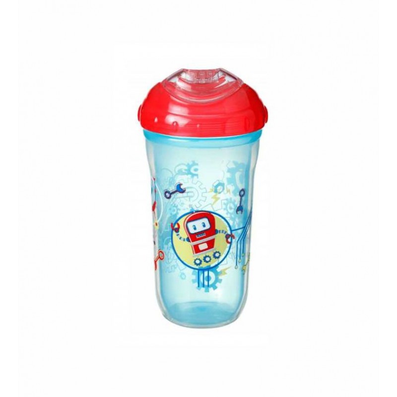 NUBY 18+ mėn. gertuvė INSULATED COOL SIPPER, mėlyna, 270 ml 