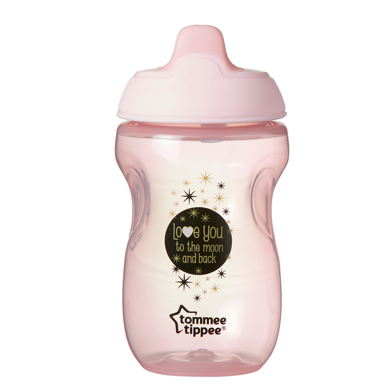 TOMMEE TIPPEE 300 ml. 7+ mėn. MODA SIPPEE puodelis, rožinis