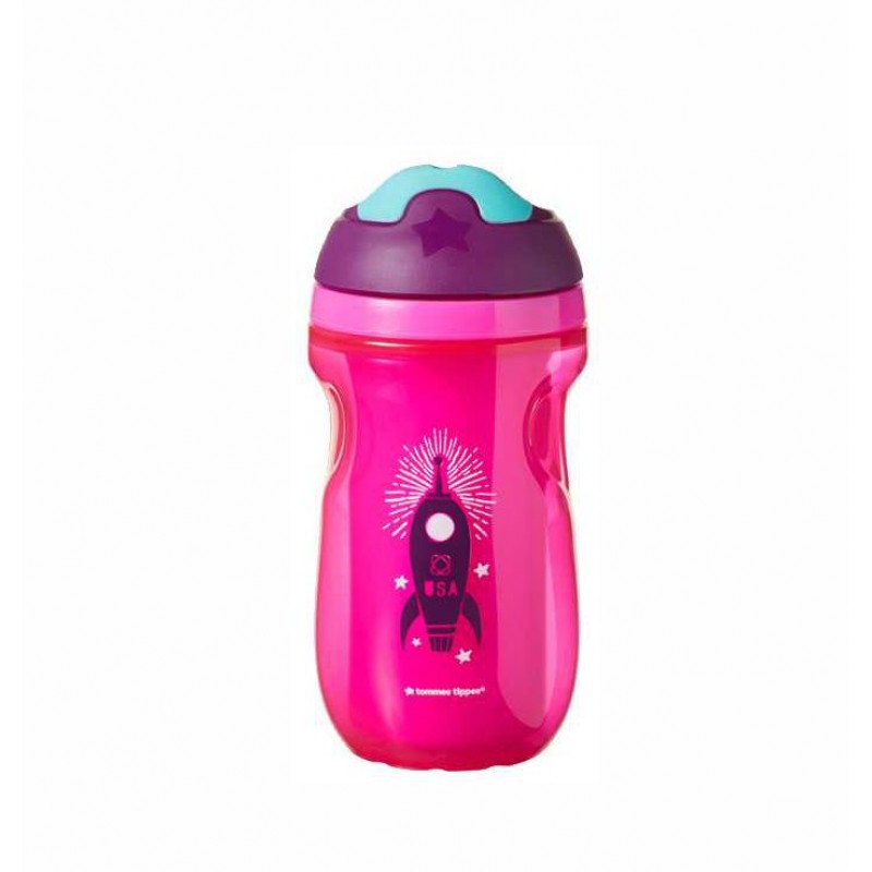 TOMMEE TIPPEE 260 ml 12+ mėn. ACTIVE SIPPEE gertuvė, rožinė