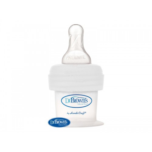 DR. BROWN'S 15 ml pirmasis žindymo buteliukas-maitintuvas su ypatingai mažo pratekėjimo žinduku