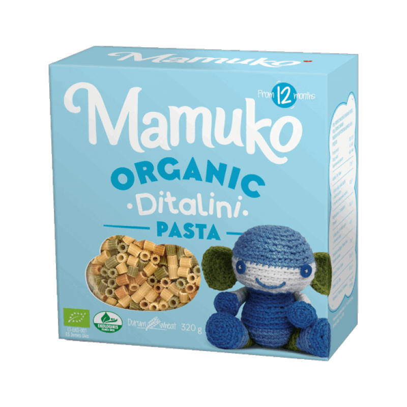 MAMUKO ekologiški makaronai DITALINI