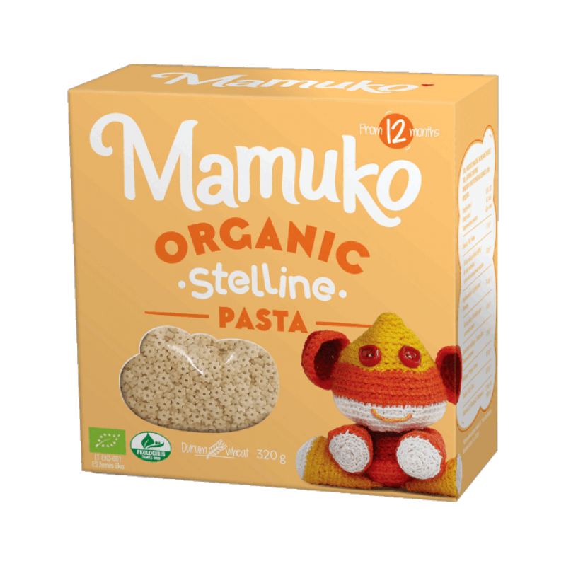 MAMUKO ekologiški makaronai STELLINE