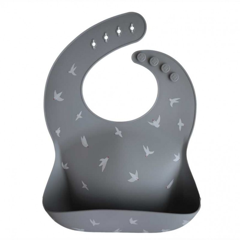 MUSHIE silikoninis seilinukas SEAGULS MUSHIE silikoninis seilinukas SEAGULS