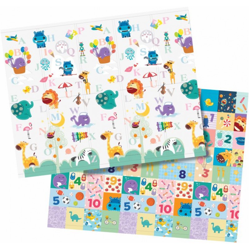 MARCUS&MARCUS dvipusis žaidimų kilimėlis ABC