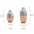 HEORSHE 160 ml silikoninis buteliukas kūdikiui Ultra Wide Neck, pilkas