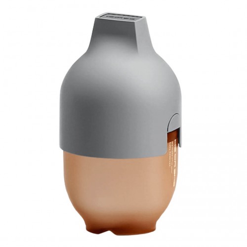 HEORSHE 160 ml silikoninis buteliukas kūdikiui Ultra Wide Neck, pilkas