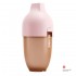 HEORSHE 240 ml silikoninis buteliukas kūdikiui Ultra Wide Neck, rožinis