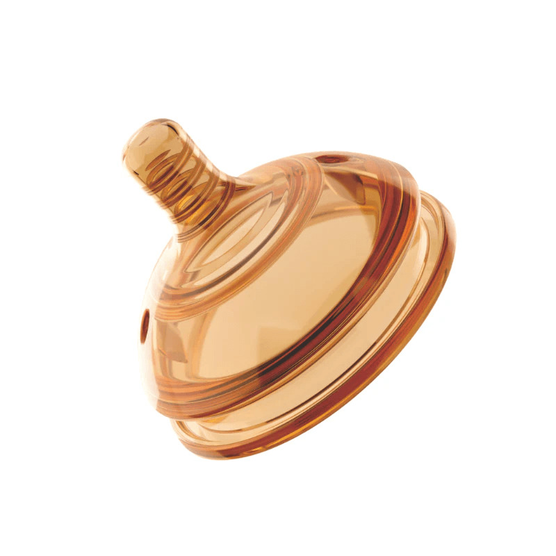 HEORSHE 6+ mėn. Ultra Wide Neck buteliuko kūdikiui žindukai, 2 vnt.