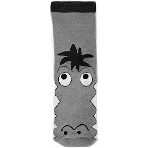 WOWERAT kojinės-tapukai su guminiu padu “Crocodile” (pilkos)