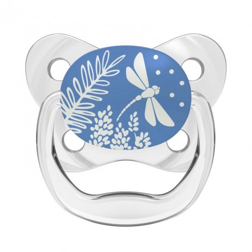 DR. BROWN'S 6-18 mėn. PREVENT naktį šviečiantis čiulptukas, violetinis